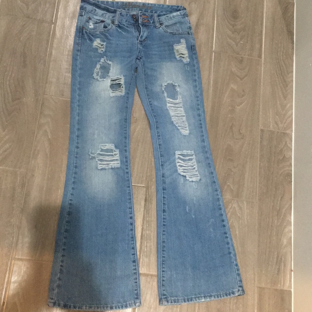Rue 21 size 0/1 torné belt bottom jeans